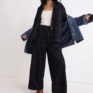 Madewell Corduroy Kentwood oversized shirt- Jacket in plaid